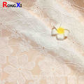 Eyelet Cotton Fabric Embroidered Fabric with Backbone Line